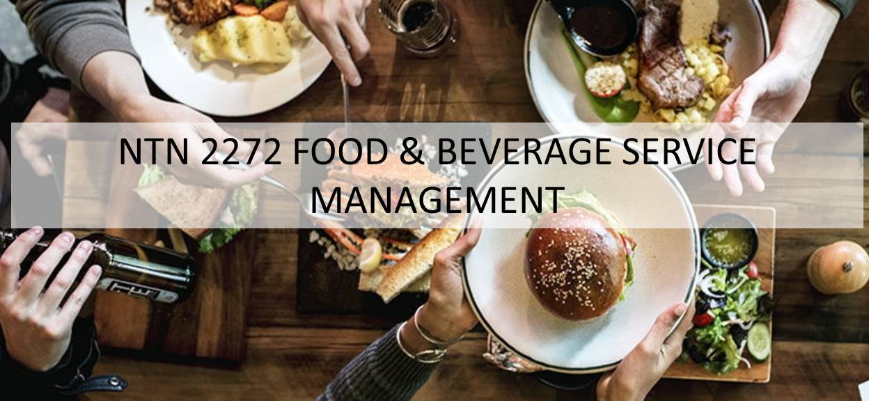 NTN 2272 - Food &amp; Beverage Service Management