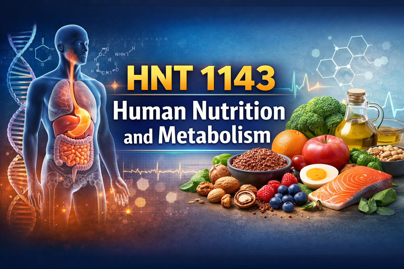 HNT 1143 -  Human Nutrition &amp; Metabolism (2025 Intake)